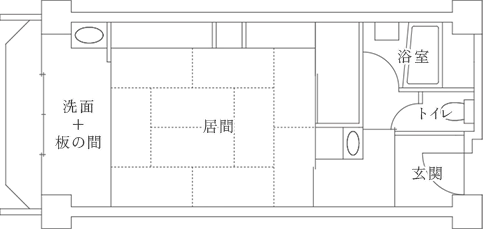 画像：本館間取り図 一例