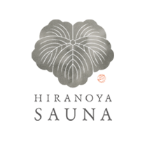 ロゴ：HIRANOYA SAUNA